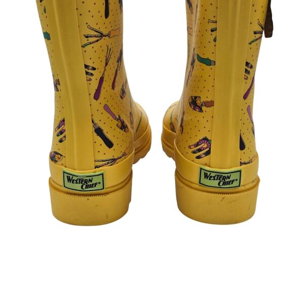 NWT Western Chief Rain Boots In The Garden Size 7 - Picture 10 of 11